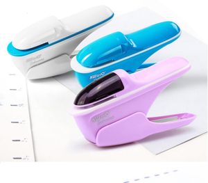 Staplers Non-staple Stapler Stapling Machine Mini Cute Book Stapleless Stapler Paper Stapling Stapler Free Staple Needleless Stapler 230203