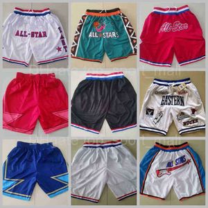 Star All Team Basketball Just Shorts Don Sport Wear Zakrits Joggingbroek Heren 2019-2020 1996 1997 2003 Jaar Rood Blauw Western Eastern Hardlopen