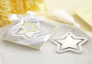 Marcapáginas de estrella con borla blanca para Baby Shower, bautizo, recuerdo de boda, regalo de fiesta 1187649