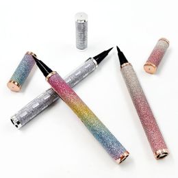 Star Diamond Round Self Adhesive Eyelash Lijm Pen Eyeliner Makkelijk te dragen Langdurige Natuurlijke Snelle Makeup Ooglid Eye Liner Lash Pennen