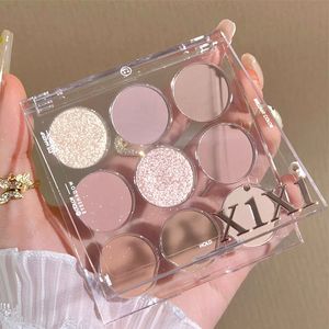 Star Eyes Light Eyeshadow Palette 9 kleuren aardekleuren Herfst Winter Zachte oogschaduw Luxe transparante dagelijkse make-uppallet