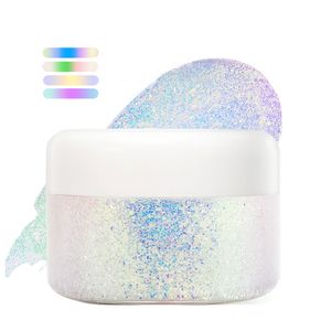 Star Face Body Glitter gel pailletten kameleon waterdichte langdurige hoogtepunt haar oogschaduw illusie wrongel festival make -up veganistische wreedheid gratis