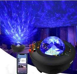 Star Light Projector Feestdecoratie Dimbare Aurora Galaxy Projectoren Met Afstandsbediening Bluetooth Muziek Luidspreker Plafond Starlight Lights Voor Slaapkamer