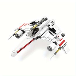 Série Plan militaire Star e-wing, avion de chasse spatial, Collection de blocs de construction, modèle de jouets à monter soi-même, meilleurs cadeaux