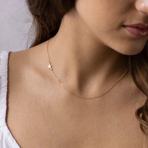 Star ketting handgemaakte sieraden goud gevuld choker hangers boho collier femme Kolye sieraden ketting voor vrouwen q0531