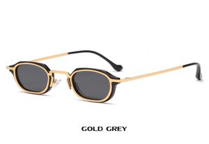 Star retro zonnebrillen voor mannen trend steampunk -stijl mannelijke bril met kleine vierkante anti -blauwe glazen frames Persoonlijkheid optische Glas1169915