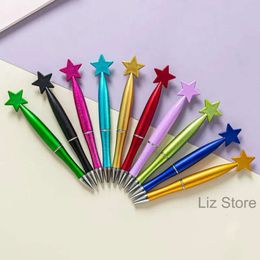STAR-vormige Ballpoints Plastic Groothandel Pen Student Writing Ballpoint Office School Supplies Festival Gift Pens aanpasbaar Th1095 S