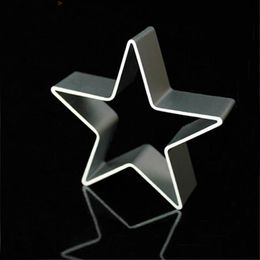 STAR -vormig gereedschap Aluminium schimmel Sugarcraft Biscuit Cookie Cake Pastry Baking Cutter Mold Baking Tools for Cakes327H