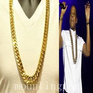 Star Thick Chunky Chain 24k Solid Yellow Gold NecklaceMen 23 6 NO diamant Or environ 30% ou plus avec la possibilité de disast3029