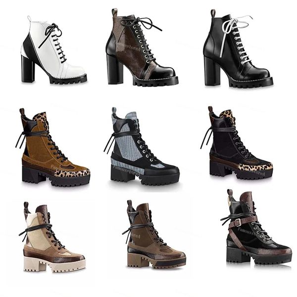 Bottines Star Trail Femmes Beaubourg Laureate Platform Desert Boots Designer Boot Luxe de haute qualité Mefropolis Flat Ranger Talon épais Frenum Martens bottes