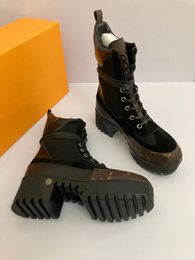 Botas de tobillo Star Trail para mujer Beaubourg Laureate Desert Boots Designer Boot Luxury Mefropolis Flat Ranger Chunky Heel Frenum Boots Tamaño 35-42 i9WD #