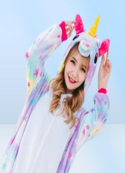 Costume licorne étoile pour femmes, pyjama Kigurumi, combinaison à capuche, Costumes d'halloween pour adultes, 039s, 5025246