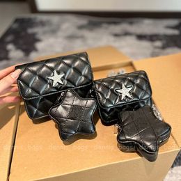 Bolsa de cintura Star Diseñador de bolsas de caramelo para mujer Bolsa de cadena Pentagrama Diamante Bolsa de hombro Fashion NUEVO 2024
