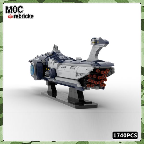 Série de films Star Weapons MOC-58861 Bouc-partage spatial modèle de construction de blocs de construction Spacedock Bricks Toys Kid Christmas Gift