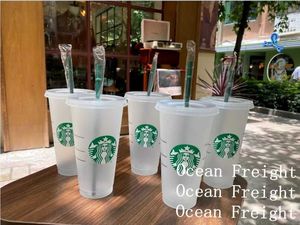 Starbucks Mermaid Goddess 16oz 24oz Tumblers Mokken Plastic Dri Hmje