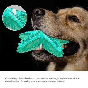 Jouet à mâcher en forme d'étoile de mer pour chien, grande brosse à dents interactive, jouet pour animaux de compagnie, soins dentaires, nettoyage des dents, bâton molaire, jouets élastiques pour chien