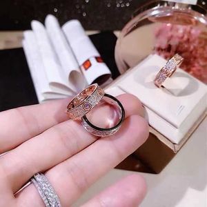STARRY RING Love Rings S925 Full Sky Star Set Zirkon Ring voor koppels high -end ring voor cadeau voor vriendin en beste vriend high -end editie ring