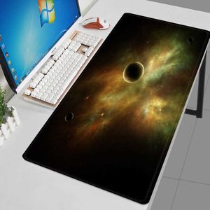 Starry Sky Extra Large tapis de souris de jeu anti-dérapant en caoutchouc naturel PC ordinateur Gamer tapis 800x300mm souris Mause