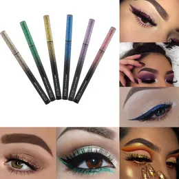 Matita eyeliner colorata perlata cielo stellato, asciugatura rapida, impermeabile e resistente al sudore, non facile da togliere, il trucco non sbava, sognante