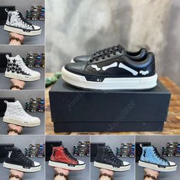 STARS COURT CANVAS SCHOENEN Designer Sportschoenen Court HI Women Men High Top Casual schoenen Skel Luxe lederen canvas schoenen platschoenen