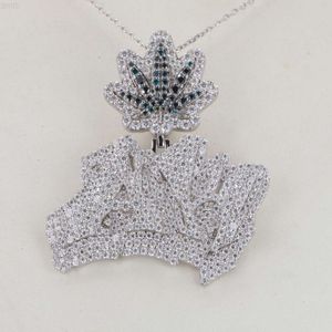 Starsgem – bijoux fins personnalisés, breloques plaquées or, romantique, argent 925, pendentif Hip Pop Moissanite pour hommes