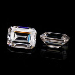 Starszuan Mooie GH 6 * 8mm 1.5ct Oct Emerale Moissanite losse edelstenen Hoge kwaliteit steen voor mode-sieraden maken