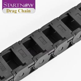 StartNow Semi-fermed Plastic Cable Drag Chain Thread Filer avec connecteurs d'extrémité Towline CNC Router Machine Machine Tool Pièces