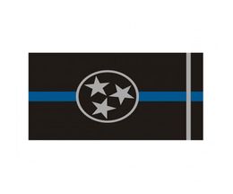Drapeau d'état mince ligne bleue drapeau 3x5 pieds bannière de Police 90x150cm cadeau de Festival 100D Polyester intérieur extérieur imprimé Flag4541375