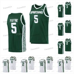 State Spartans NCAA Maillots Michigan Jaxon 0 Kohler Pierre 1 Brooks II Tyson 2Walker Jaden 3Akins Adreian 5Payne Joey 10Hauser A.J.11Hoggard Mady 22Sissoko