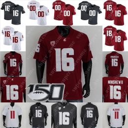 Camiseta de fútbol del estado de Washington Cameron Ward Nakia Watson John Mateer Lincoln Victor Josh Kelly Kyle Williams Jaden Hicks Devin Richardson High