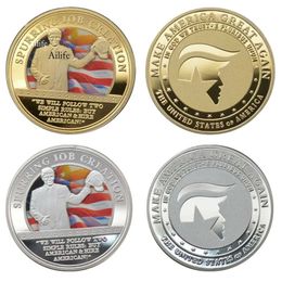 Énonce les United of America Trump 2024 EMED TROIS-DIMIDENCE COIN COIN COIN 0418