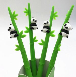 Briefpapier Leuke Cartoon Grote Panda Bamboe Schommel Gel Pen School Mode Kantoor Kawaii Benodigdheden Dieren