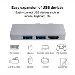 Stations kaartlezer data transmissie adapter docking station 4K hdmicompatibele typec hub USB 3.0 expander voor Microsoft Surface Pro 8