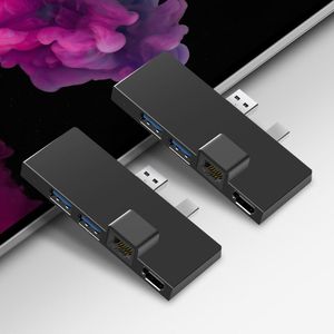 Stations harde schijfaandrijving externe behuizing docking station hub 4K compatibele USB 3.1 voor adapter case for Surface Pro 4 5 6
