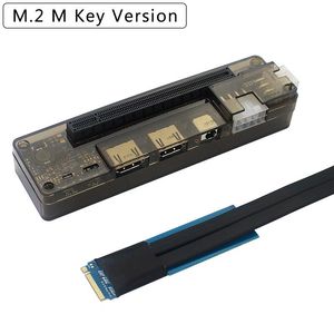 Stations M.2 M PCIE ordinateur portable externe indépendant EXP GDC GRAPHICS CARD DOCK / PCIE Notebook Station d'accueil M.2 M Version d'interface de clé
