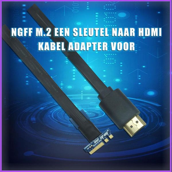 Stations NGFF M.2 Une clé de l'adaptateur de câble HDMICOMPATIBLE pour Mini PCIe Version EXP GDC Graphics Carte Adaptateur pour ordinateur portable