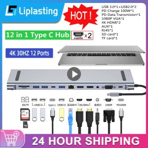 Stations USB C Hub 3 0 Splitter USB à HDMI 3.0 Tipo C plusieurs ports multiples