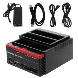 Stations USB3.0 naar SATA IDE externe 2,5"/3,5" HDD harde schijf Dockingstation kaartlezer *dls*