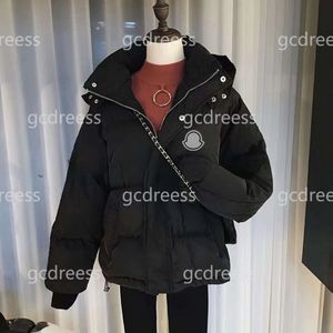 Blijf warm en stijlvol met dit designer parka-winterjack voor dames - Modieuze jas met capuchon voor buitenactiviteiten, verdikt voor koudebestendigheid