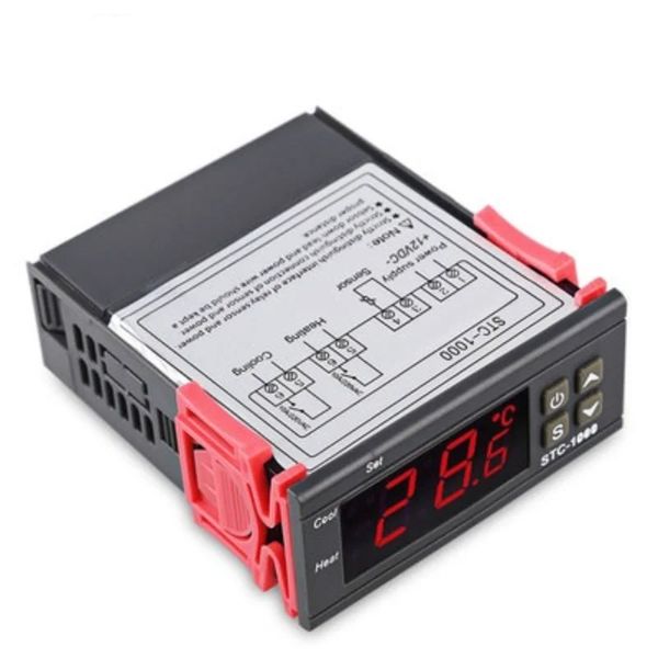 STC-1000 LED Contrôleur de température numérique Thermostat Thermorégulateur Incubateur 12V 24V 110V 220V
