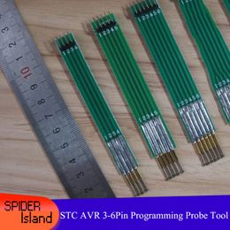 Outil de câble de téléchargement de Port série STC AVR 3 P/4 P/5 P/6 P outil de Tixture de test de sonde de programmation de téléchargement