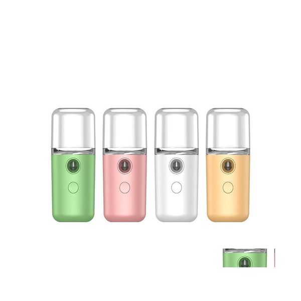 Nettoyeurs à vapeur Vadrouilles à vapeur Accessoires Charge USB Nano humidificateur portatif Aroon Cold Spray Vapeur Hydratant Visage Vapeur Humide Dhvvd