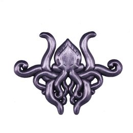 Bijoux punk à vapeur broche pouce de poulasse broche mythique kraken ou superbe épingle en émail cthulhu