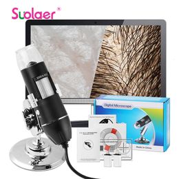 Steamer 1600X Dermatoscope Analyseur de peau Machine Microscope de diagnostic du cuir chevelu USB pour la soudure et la beauté du corps 230609