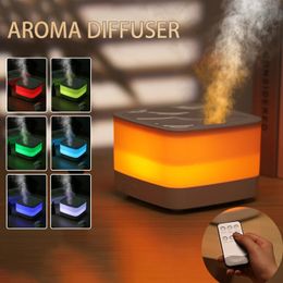 Steamer 2023 – diffuseur d'huile essentielle, humidificateur d'air avec télécommande, arôme ultrasonique de 800ml, veilleuse 7 couleurs, 231020