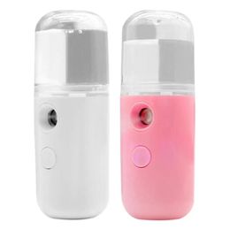 Vapeur 30 ml Mini USB pulvérisateur corps nébuliseur vaporisateur Nano brume hydratante soins de la peau Vibration Massage Instrument de beauté 231020