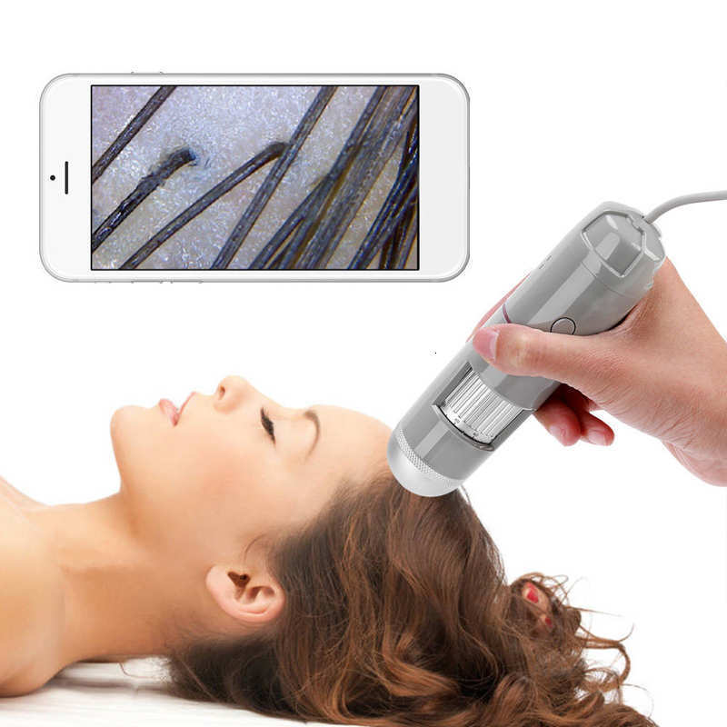 Steamer 5200x Magnifying Skin Detector USB Digital Microscope Endoscope Camera Analyzer for Repairing Follicle Oil Oil Tester 230613