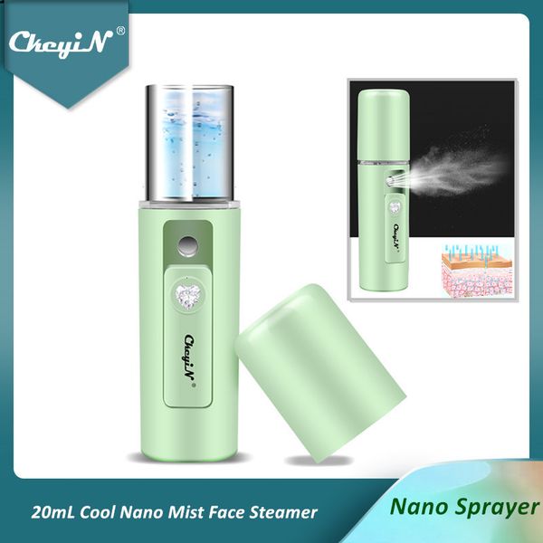 Steamer CkeyiN Mini Steamer Humidificador Handy Cool Nano Mist Sprayer Belleza Cara Hidratante Hidratante Hidratante Cuidado de la Piel 50 230918