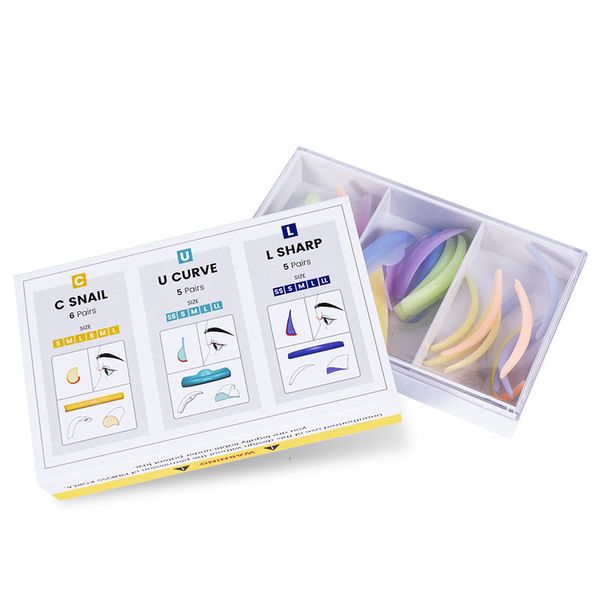 Vapeur LOMANSA PLUS Silicone Pad Bigudies Original Lash Lifting Kits Perm Rod C.U.L 16 Paires Par Boîte En Gros 230605