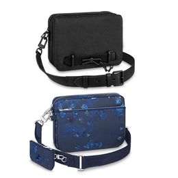 Stoomboot messenger tas inkt en wassigner handtassen graan lederen crossbody square tassen favoriete multi mode pochette293s